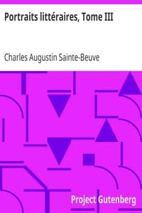 AI Voice AudioBook: Portraits littéraires, Tome III by Charles Augustin Sainte-Beuve