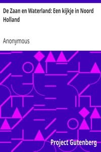 AI Voice AudioBook: De Zaan en Waterland: Een kijkje in Noord Holland by Anonymous