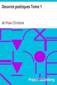 AI Voice AudioBook: Oeuvres poétiques Tome 1 by de Pisan Christine