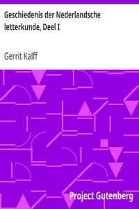 AI Voice AudioBook: Geschiedenis der Nederlandsche letterkunde, Deel I by Gerrit Kalff