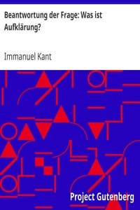 KI-Stimme Hörbuch: Beantwortung der Frage: Was ist Aufklärung? von Immanuel Kant