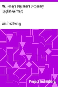 AI Voice AudioBook: Mr. Honey's Beginner's Dictionary (English-German) by Winfried Honig