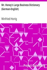 AI Voice AudioBook: Mr. Honey's Large Business Dictionary (German-English) by Winfried Honig