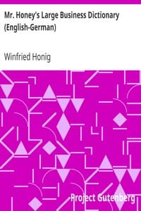 AI Voice AudioBook: Mr Honey's Large Business Dictionary (English-German) by Winfried Honig