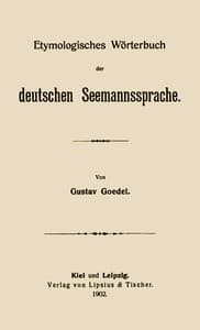 AI Voice AudioBook: Etymologisches Wörterbuch der deutschen Seemannssprache by Gustav Goedel