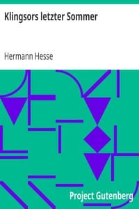 KI-Stimme Hörbuch: Klingsors letzter Sommer von Hermann Hesse