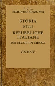 AI Voice AudioBook: Storia delle repubbliche italiane dei secoli di mezzo, v. 04 (of 16) by J.-C.-L. Simonde de Sismondi