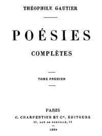 AI Voice AudioBook: Poésies Complètes - Tome 1 by Théophile Gautier