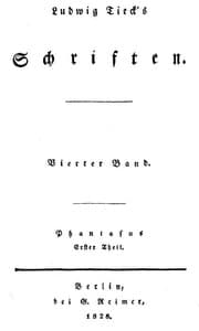 AI Voice AudioBook: Schriften 04: Phantasus 1 by Ludwig Tieck