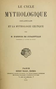 AI Voice AudioBook: Le cycle mythologique irlandais et la mythologie celtique by H. d' Arbois de Jubainville
