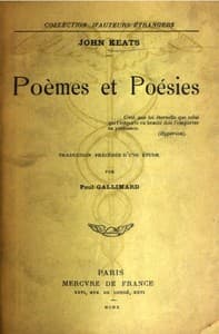 AI Voice AudioBook: Poèmes et Poésies by John Keats