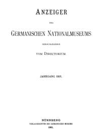 AI Voice AudioBook: Anzeiger des Germanischen Nationalmuseums, Jahrgang 1901 by Various