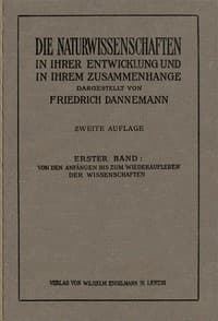 AI Voice AudioBook: Die Naturwissenschaften in ihrer Entwicklung und in ihrem Zusammenhange, I. Band by Friedrich Dannemann