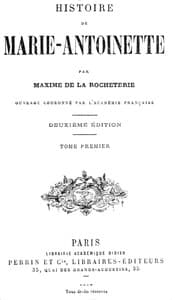 AI Voice AudioBook: Histoire de Marie-Antoinette, Volume 1 (of 2) by Maxime de La Rocheterie