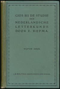 AI Voice AudioBook: Gids bij de studie der Nederlandsche letterkunde by E. Rijpma