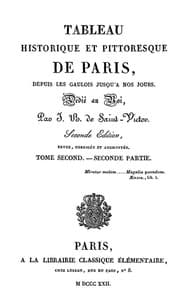 AI Voice AudioBook: Tableau historique et pittoresque de Paris depuis les Gaulois jusqu'à nos jours (Volume 4/8) by J. B. de Saint-Victor