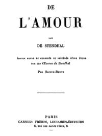AI Voice AudioBook: De l'Amour by Stendhal