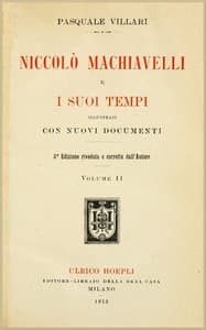 AI Voice AudioBook: Niccolò Machiavelli e i suoi tempi, vol. II by Pasquale Villari