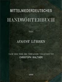 AI Voice AudioBook: Mittelniederdeutsches Handwörterbuch by August Lübben