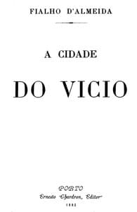 AI Voice AudioBook: A cidade do vicio by Fialho de Almeida