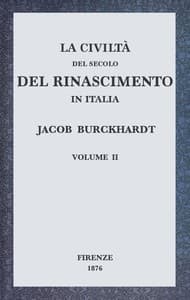AI Voice AudioBook: La civiltà del secolo del Rinascimento in Italia, Volume II by Jacob Burckhardt