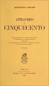 AI Voice AudioBook: Attraverso il Cinquecento by Arturo Graf