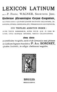 AI Voice AudioBook: Lexicon Latinum - Universae phraseologiae corpus congestum etc. by Franz Wagner