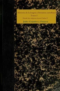 Audiolibro con Voz IA: Historia de la lengua y literatura castellana, Tomo 1 - Desde los orígenes hasta Carlos V por Julio Cejador y Frauca
