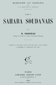 AI Voice AudioBook: Missions au Sahara, tome 2 - Sahara soudanais by René Chudeau