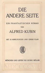 KI-Stimme Hörbuch: Die andere Seite - Ein phantastischer Roman von Alfred Kubin