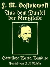 AI Voice AudioBook: Sämtliche Werke 20 - Aus dem Dunkel der Großstadt : Acht Novellen by Fyodor Dostoyevsky