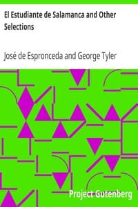 AI Voice AudioBook: El Estudiante de Salamanca and Other Selections by José de Espronceda