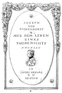 AI Voice AudioBook: Aus dem Leben eines Taugenichts: Novelle by Freiherr von Joseph Eichendorff