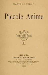 AI Voice AudioBook: Piccole anime by Unknown