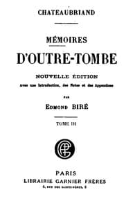 AI Voice AudioBook: Mémoires d'Outre-Tombe, Tome 3 by vicomte de François-René Chateaubriand