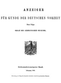 AI Voice AudioBook: Anzeiger für Kunde der deutschen Vorzeit, 27. Band, 1880 by Various
