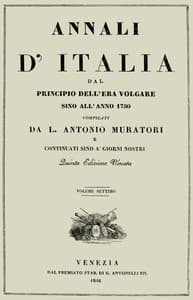 AI Voice AudioBook: Annali d'Italia, vol. 7 di Lodovico Antonio Muratori
