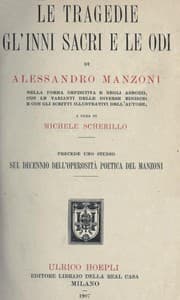 AI Voice AudioBook: Le tragedie, gl'inni sacri e le odi di Alessandro Manzoni by Alessandro Manzoni