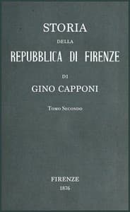 AI Voice AudioBook: Storia della Repubblica di Firenze v. 2/3 by Gino Capponi
