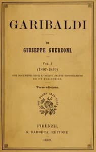 AI Voice AudioBook: Garibaldi, Vol. 1 (of 2) - (1807-1859) by Giuseppe Guerzoni