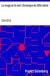 Livre audio IA : Le rouge et le noir: chronique du XIXe siècle de Stendhal